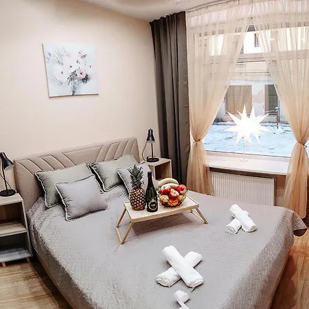 Central - Skolas Str. Parking Nearby 아파트