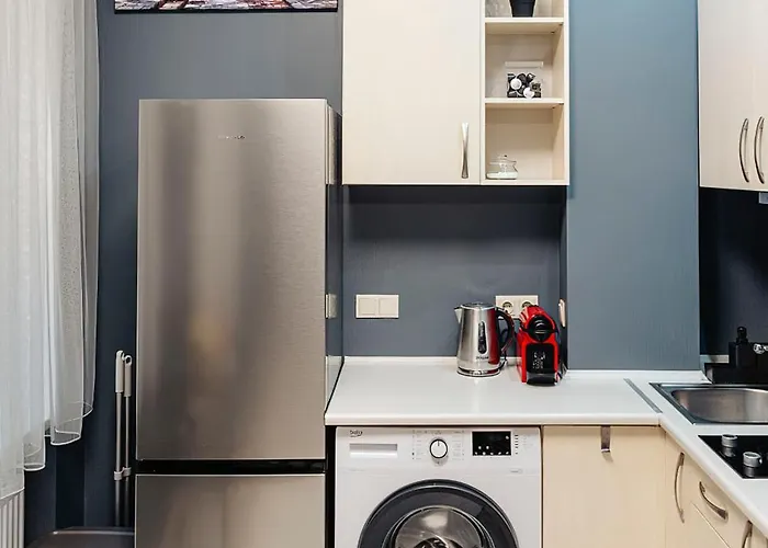 Central - Skolas Str. Parking Nearby 아파트